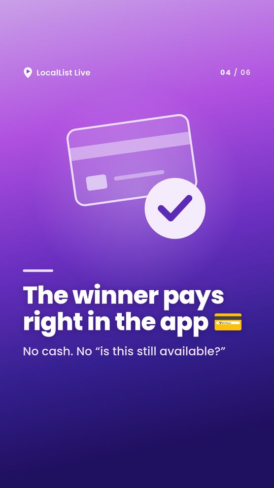 Card payment with a check mark