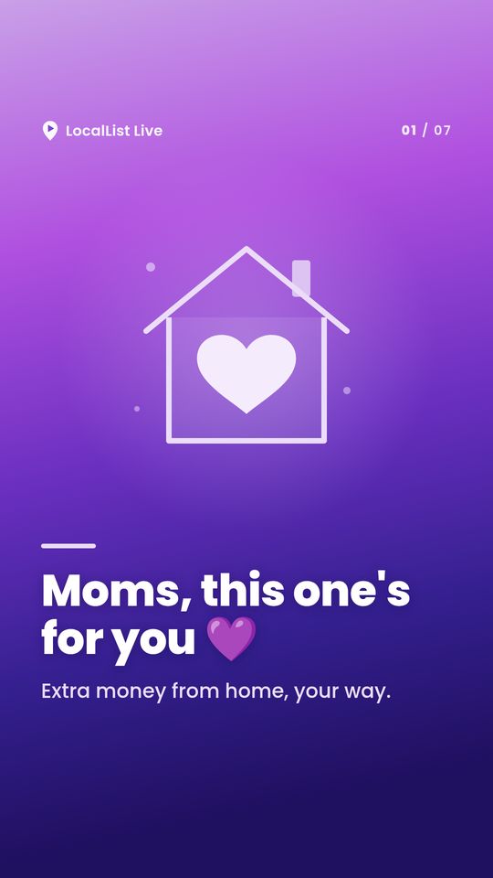 Moms, this one's for you: extra money from home, your way.